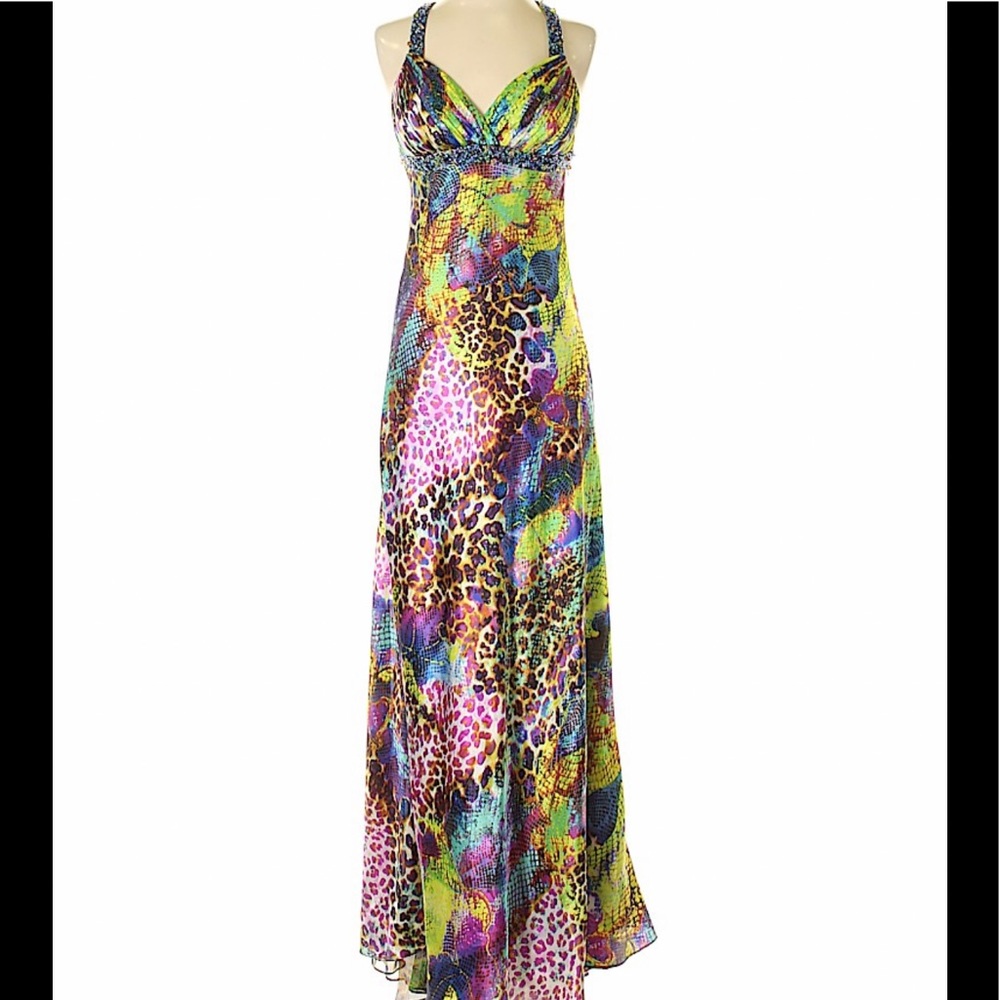 Gorgeous Cocktail long dress, Feel like silk.